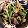♡YKitchen♡'s cooksnap of when they made 牛肉カルビとチンゲン菜の炒めもの.