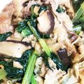 クックSCHLKP☆'s cooksnap of when they made 簡単小松菜と豚バラ、椎茸の炒め物.