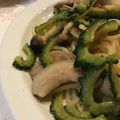 ちみ太郎★'s cooksnap of when they made 夏バテ防止！ゴーヤと豚肉の和風パスタ.