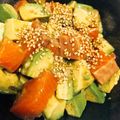 クックIPBPKE☆'s cooksnap of when they made マグロとサーモンとアボカドのさっぱり丼.