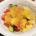 季弥樺's cooksnap of when they made 夏野菜とクリチのコンソメジュレサラダ.