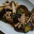 monte's cooksnap of when they made 茄子と豚肉の香り味噌炒め.