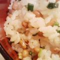 ＭＡＹＯＭＡＹＯ　's cooksnap of when they made 味噌納豆ごはん.