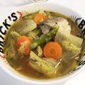 YUKIKI☆'s cooksnap of when they made サバ水煮缶　de　具だくさんカレースープ.