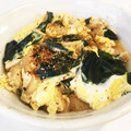 YUKIKI☆'s cooksnap of when they made ♓わかめと油揚げの卵とじ♓.