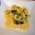 ららこーら's cooksnap of when they made 南イタリア風ズッキーニのレモン風味パスタ.