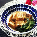 Dellaたん's cooksnap of when they made ピリ辛!厚揚げの煮物.