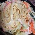 no1642's cooksnap of when they made 美容栄養士のカニ風味スパサラ☆.