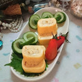 虹色♪︎ちゅーりっぷ's cooksnap of when they made 綺麗に焼ける☆だし巻き卵.