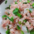 acocororon's cooksnap of when they made 豚ひき肉とニラの簡単チャーハン.