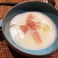 def jam's cooksnap of when they made 桃とジャガイモの冷製スープ♪.