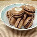 mayu1422's cooksnap of when they made チョコレートマカロン♪.