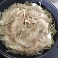 クックノンパパ's cooksnap of when they made 豚バラ肉ともやしのレンジ蒸ししゃぶ.