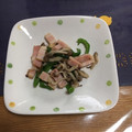 総理ママ's cooksnap of when they made ベーコンとピーマンとしめじの塩胡椒炒め.