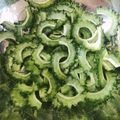 chainco's cooksnap of when they made ゴーヤの下処理.