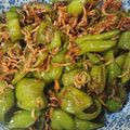 くまわかば's cooksnap of when they made 万願寺とじゃこの炒めもの☆生姜入り.