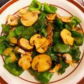 ねこ's cooksnap of when they made 簡単☆ブラウンマッシュルームピーマン炒め.