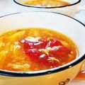 おまちゃ★'s cooksnap of when they made ふわとろ♪とまたまスープ♪.