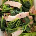 tamago大好き's cooksnap of when they made 空芯菜とベーコンの炒め物.