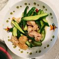 きよえもんさん's cooksnap of when they made キュウリと鶏肉の中華炒め❤️.