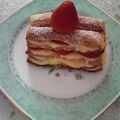 ぽっち～'s cooksnap of when they made 30分で出来るいちごミルフィーユ.