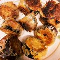 なにーまーちん's cooksnap of when they made ひき肉☆茄子のチーズ入り簡単はさみ揚げ.