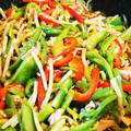 智恵ちゃんのつく恋慕's cooksnap of when they made （お家で作れる本格中華⑦）★青椒肉絲★.