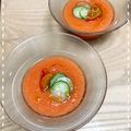 napico's cooksnap of when they made 夏野菜トマトの冷製スープ♪本格ガスパチョ.