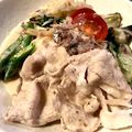 keicooon's cooksnap of when they made 豚しゃぶ豆乳だれ素麺♪.
