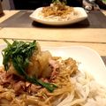 ♪ms♪'s cooksnap of when they made 手作りなめ茸のぶっかけツナおろしそうめん.