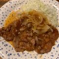 カフェマスタートシ's cooksnap of when they made マスター特製豚の生姜焼き.