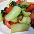 料理スキになってきた's cooksnap of when they made パプリカとチンゲン菜炒め.