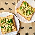 ふたごゆき's cooksnap of when they made ❁﻿アボカドとサラダチキンのトースト.