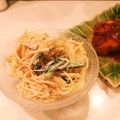 niko25a25's cooksnap of when they made ひと手間加えて☆明太スパサラ.