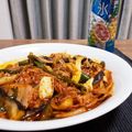 hfm's cooksnap of when they made なすと豚肉のキムチ炒め.