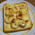 ＊なぁ＊'s cooksnap of when they made バナナチーズトースト.