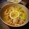 IBIZA0624's cooksnap of when they made レモン香る*レタスと豚のアジアンスープ♪.