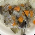 けーこころん's cooksnap of when they made 幼児食☆親子で食べる茄子と挽き肉の味噌煮.