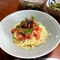 もりりりーん's cooksnap of when they made ツナとトマトの和風冷製パスタゆず胡椒風味.