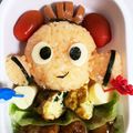 ごーやmama's cooksnap of when they made ニモ＊キャラ弁＊ツムツムver♬.