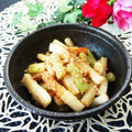 Dellaたん's cooksnap of when they made ～ﾌﾞﾛｯｺﾘｰの茎と竹輪のおかか炒め～.