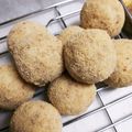 けろっぽん☆'s cooksnap of when they made ココナッツオイルで★サクほろスノーボール.