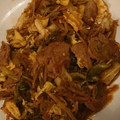 おめぐはん's cooksnap of when they made キャベツとふんわり卵のソース炒め.