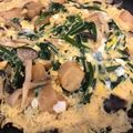 くぅちょこらんたん's cooksnap of when they made ニラとお麩のふんわり玉子とじ.