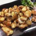 ファットン55's cooksnap of when they made 鶏なんこつのオイマヨガーリック炒め.