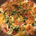 wakamelon's cooksnap of when they made 牛乳でサッパリ！ジャガイモトマトグラタン.