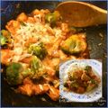 ブランディ's cooksnap of when they made 餅消費。ランチに♡辛味鶏の餅チーズ炒め.