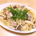 ステルトミチル's cooksnap of when they made 超簡単☆しめじのバター醤油パスタ.