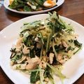 梨にゃんこ's cooksnap of when they made レンジでつくる ささみと水菜の塩昆布和え.