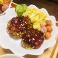 もちっこ橙色's cooksnap of when they made ボリュームたっぷり★キャベツハンバーグ.